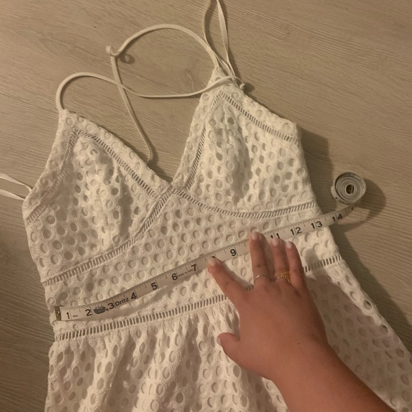 Abercrombie White Lace dress size Small Tall - Picture 5 of 5